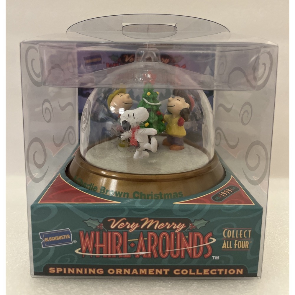 Blockbusters 1999‎ A Charlie Brown Christmas Very Merry Whirl Arounds Ornament